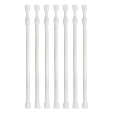 伸縮窗簾桿 Set 金屬材質  33~50 x 2cm  白色