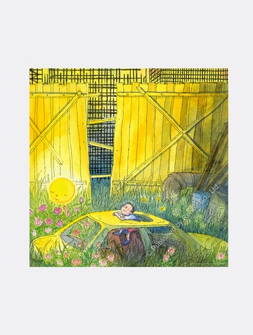 月光秘境/924片/月亮忘記了/幾米/夜光