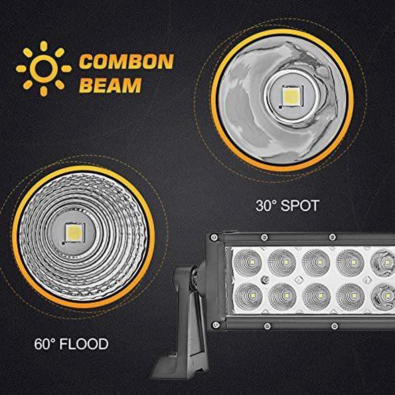 隠しバンパーマウントブラケット&120W 20インチ 2列ストレートLED