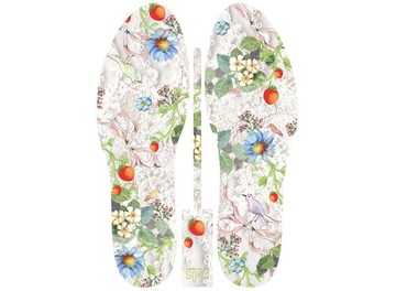 圖案鞋墊 SOKO (Wonderland: Secret Forest) 森林・草莓・花・蕾絲・鞋墊・除臭・抗菌・森林