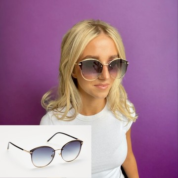 【ROSIE ALLAN】LUCY 金 時尚輕量太陽眼鏡