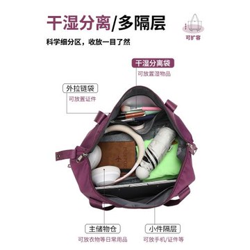 萬向輪旅行包女大容量手提行李袋便攜式收納包旅游出差折疊行李箱