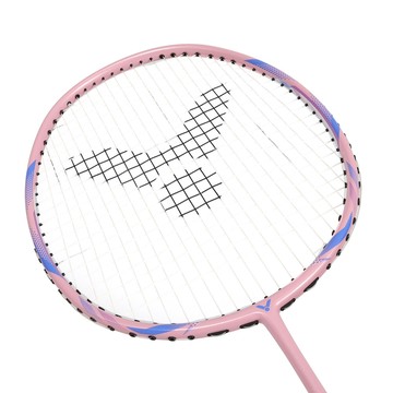 victor 神速穿線拍-羽毛球 球拍 訓練 勝利 粉紫白