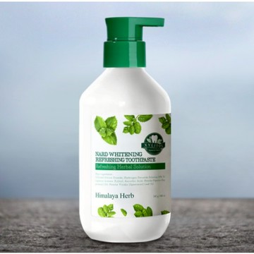 NARD 亮白清新 按壓式牙膏 240g【快速出貨】韓國正品 潔淨牙齒 加強防蛀 清新草本 香氛護理 美白滑順 輕鬆按壓