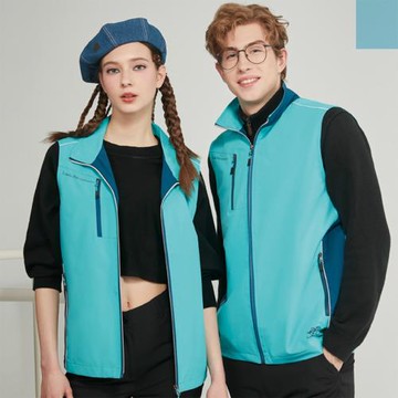 【Londa POLO】單面網裡中性版薄背心(P258403)蒂芬妮綠