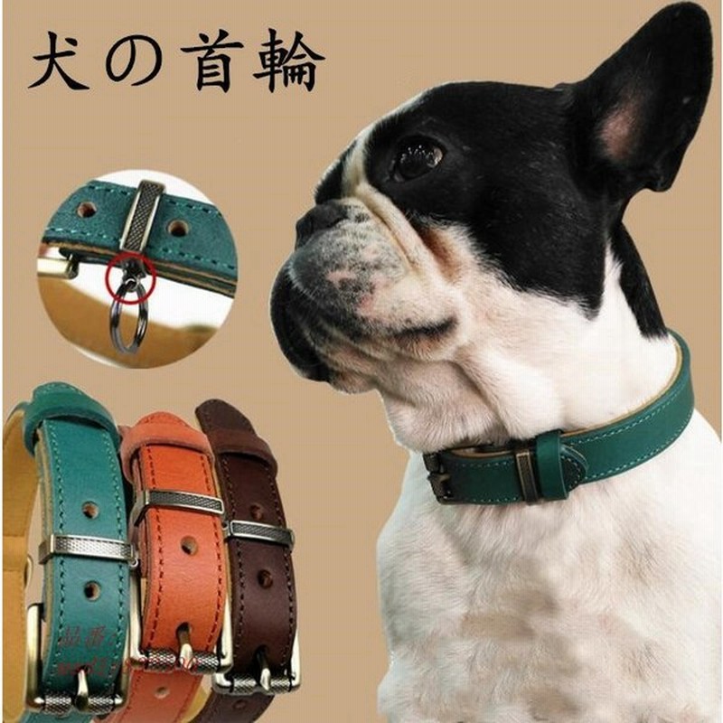 犬 ベーシック 首輪 犬首輪 革 おしゃれ かわいい 犬の首輪 犬用品 いぬ 本革 くびわ 通販 Lineポイント最大get Lineショッピング