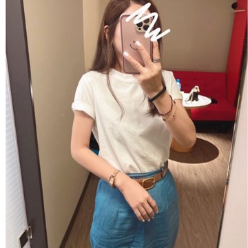 闆娘實拍 missweet ｜閉眼入不會錯的~素面tee。6色 S~XL