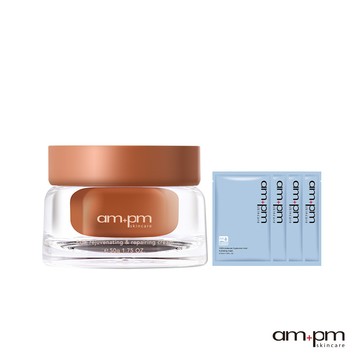 【ampm牛爾】喚新肌泌EGF修復乳霜50g+贈1000分子保濕面膜4入(馬齒莧/玻色因/保濕抗老)
