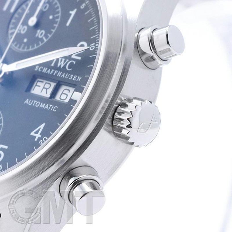 IWC SCHAFFHAUSEN 薄暗い IW370603 フリーガー クロノグラフ デイデイト 自動巻き メンズ _834836