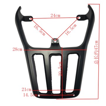 電動車臺鈴y3立馬大U后貨架雅迪博悅尾箱架愛瑪紅牛尾翼鋁貨架