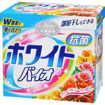 【無國界雜貨舖】日本製 日本 合成 天然 酵素 分解 洗衣粉 800G 淨白 花香 抗菌 速乾 去漬亮白