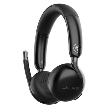 JLab Go Work 3 工作辦公耳罩藍牙耳機 附USB-C無限發射器  黑色  HBGOWORK3RBLK42