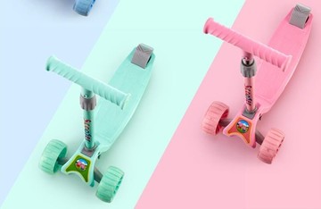 滑板车  滑板車寬輪兒童男孩2歲-4-6歲小孩溜溜車女初學者單腳寶寶滑滑車 雙十二購物節