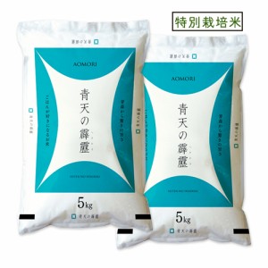 新米  米 10kg 5年産  青森県産 特別栽培米 青天の霹靂 白米10kg （5kg×2）特栽 お米 