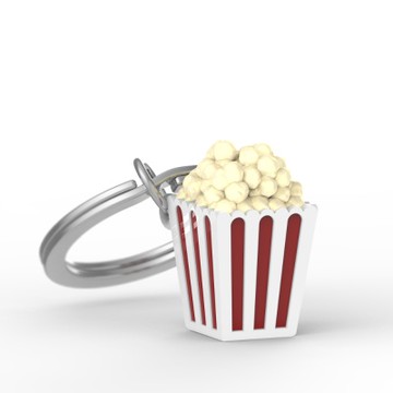 Metalmorphose爆米花鑰匙圈