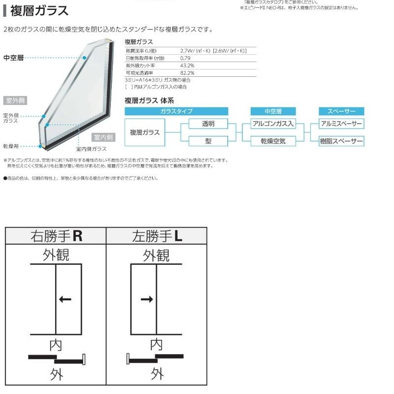 フロア納まり引戸 採光 全面ガラス 外付型 07418 エピソードII ＮＥＯ W780×H1830 mm YKKap 断熱 樹脂アルミ複合 サッシ  勝手口 採光 引戸 リフォーム DIY | LINEブランドカタログ