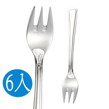 小叉/叉子/金屬叉/餐叉(6入)