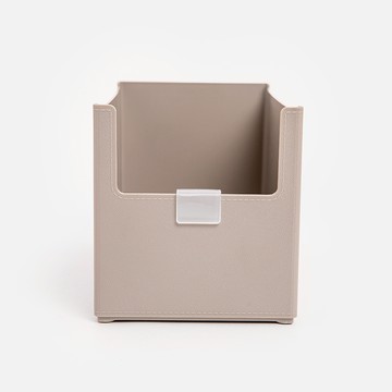 灰色直角收納盒M 14x28x15cm