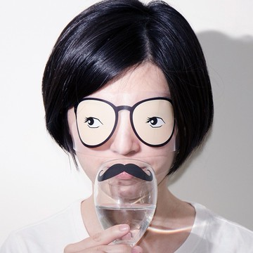 俏鬍子變臉貼－法式鬍 派對 婚禮 直播