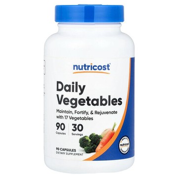 Nutricost, 日常蔬菜，90 粒膠囊