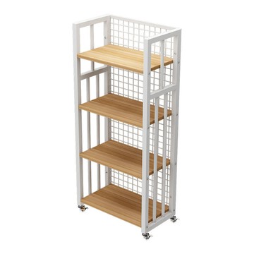 可移動書架置物架初高中生桌邊桌下新款收納架多層桌旁帶輪小推車