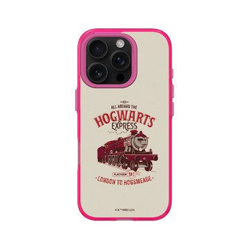 iPhone 16 Pro Clear 粉漾桃 - 哈利波特 Harry Potter - 霍格華茲特快列車