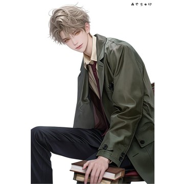 【9 月新品】07-148-0447 人物貼紙 幻想復古浪漫喫茶