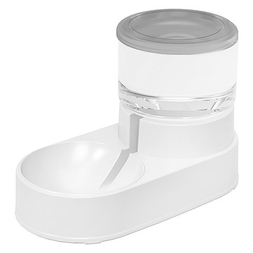 Lanboer 寵物彩色點綴半自動飲水器  灰色  1個