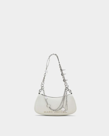 MARC JACOBS 星飾鏈條肩背包 - 棉花白