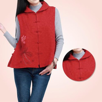 蘭陵(2入) 標緻中式盤扣背心L09-78