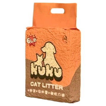 KUKU 天然豆腐貓砂 6包 除臭 低粉塵 凝結力強 快速吸水 SGS認證  2.5kg  1組