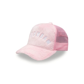 ICECREAM FUR TRUCKER CAP 毛毛網帽 粉紅