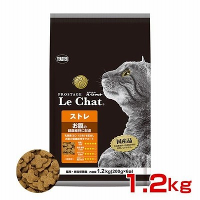 プロステージ ル・シャット ストレ 乳酸菌配合 お腹の健康維持に配慮 成猫用 1.2kg （200g×6）/ PROSTAGE ルシャット ストレ キャットフード ドライ