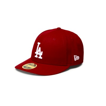 NEW ERA 男女 59FIFTY FIRE RED  洛杉磯道奇 紅 NE71009928