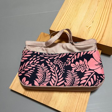 袋中袋 包中包 收納袋 內膽包 多口袋 粉色扶桑