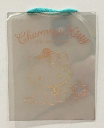 【震撼精品百貨】寵物貓 Charmmy Kitty 三麗鷗 寵物貓手機銀幕貼紙-黑底#56191 震撼日式精品百貨