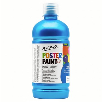 Mont Marte 蒙瑪特 廣告顏料 MPST004 藍色  500ml  1色