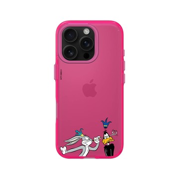 iPhone 16 Pro Clear 粉漾桃 - 樂一通 Looney Tunes - 歡鬧時光