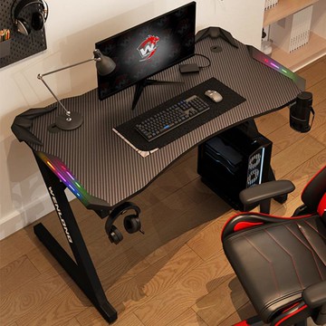 電競桌台式電腦桌家用書桌一體游戲電競桌椅套裝全套臥室競技桌子