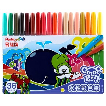 Pentel 飛龍文具 Arts 細字彩色筆 S3602-36  36色  1組