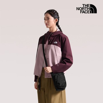 男女款黑色DWR防潑水抽繩開口斜背包｜8JCDJK3