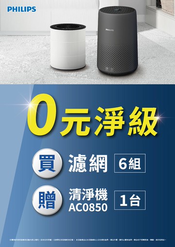 奈米級空氣清淨機AC0850/81