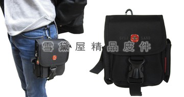 over-land 腰包外掛式腰包大容量防水尼龍布材質隨身物品專用包工作袋工具袋可穿過皮帶多功能
