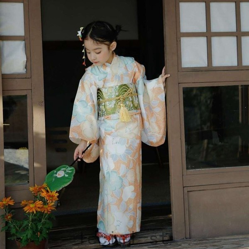 花火柄浴衣⭐︎ミキハウス（80-100cm）女の子 - 浴衣