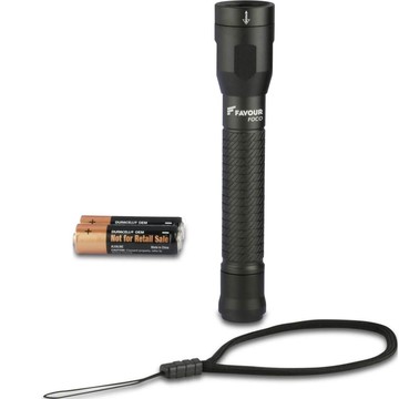 【H.Y SPORT】FAVOUR FOCO 370流明超亮變焦手電筒 T1921 高亮度 防水防塵耐候 抗摔落 手電筒