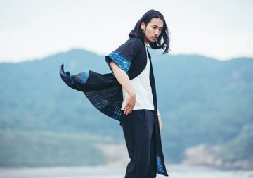 日系 設計 大牌 風格 和服 穿搭 不撞衫 特別設計 民族 歐美 圖騰 塗鴉 古著FINDSESNE品牌