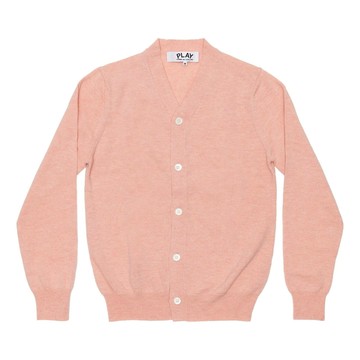 COMME des GARCONS PLAY Cardigan Pastel Series Sleeve Heart 'Pink'