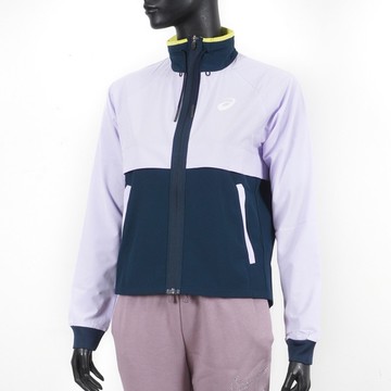 Asics Match Jacket 女 平織外套 海外版 運動 網球 服飾 輕盈 紫 [2042A211-502]