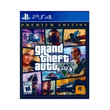 PS4 GTA5 俠盜列車手5 豪華線上版中英多國語言美版