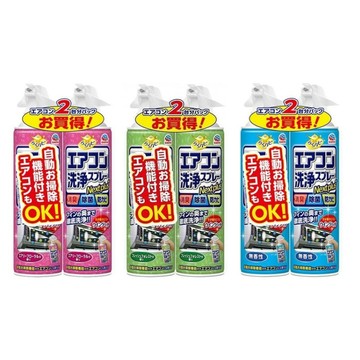 Earth製藥 免水洗冷氣清潔劑 (無香/森林香/花香) 420ml*2瓶/組【現貨】